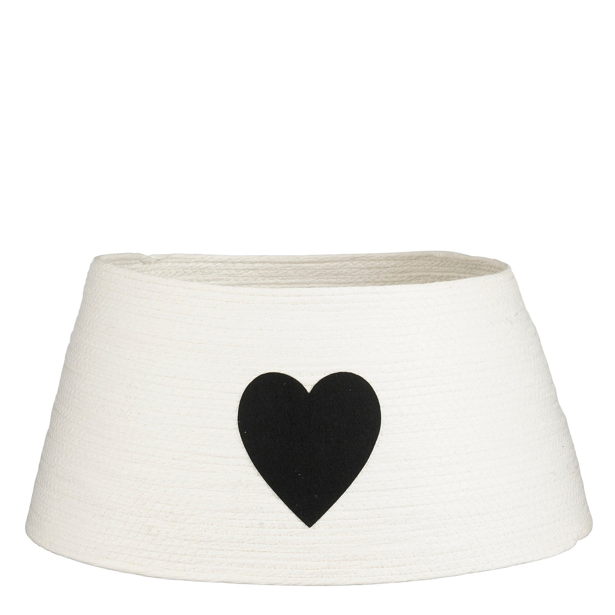 Mica Decorations kerstboomrok, hart wit FSC Mix - Ø50cm - ↕26cm - maximondo