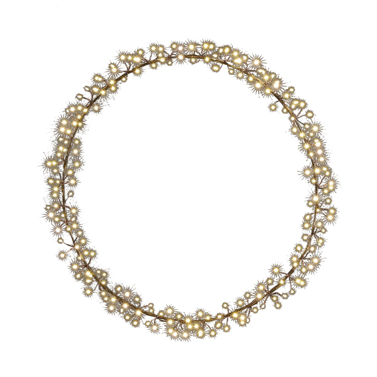 Luca Lighting Krans twinkle warm wit 210led IP44 - d50cm