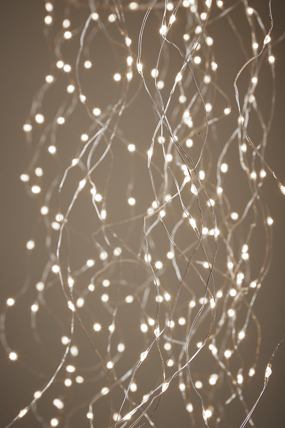 Luca Lighting Kroonluchter kwal zilver warm wit 720led IP44 - l150xd45cm