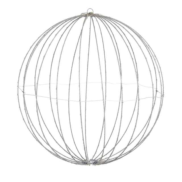 Luca Lighting Bal klassiek wit 400led IP44 met timer - d60cm - maximondo