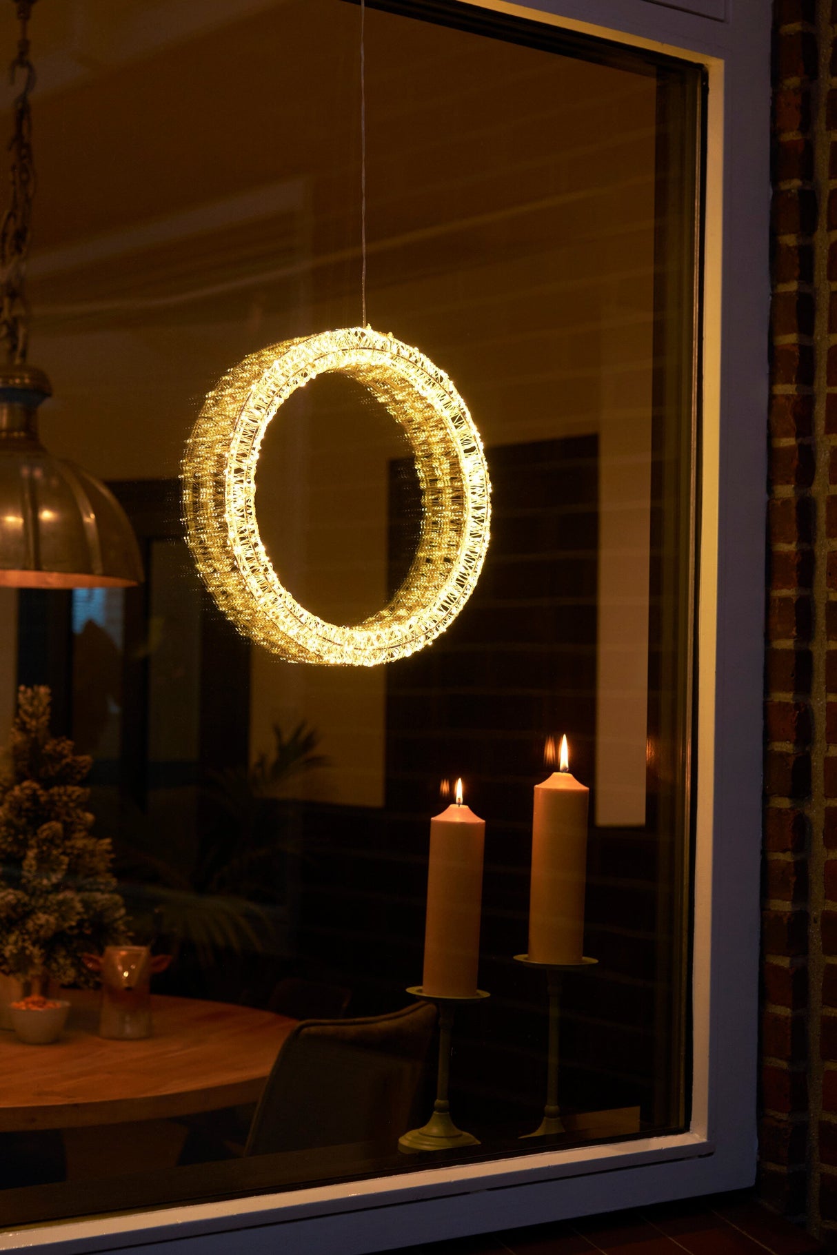 Luca Lighting Cirkel wit warm wit 800led IP44 en timer - d36cm - maximondo