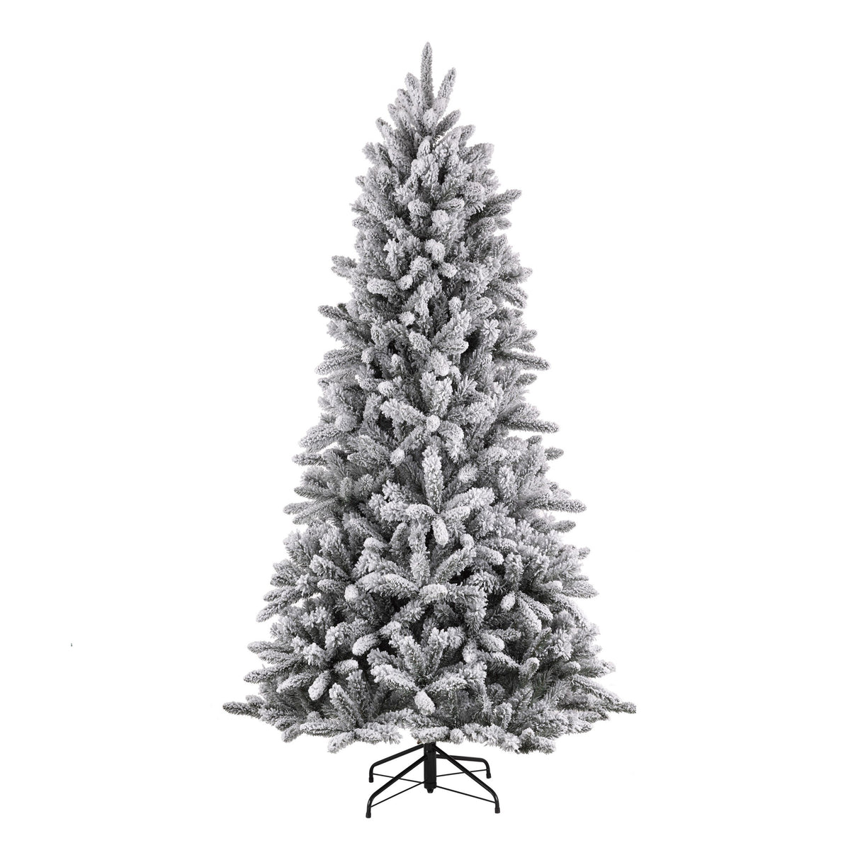 Black Box Trees Snowdon kerstboom groen frosted TIPS 1099 - h215xd127cm - maximondo