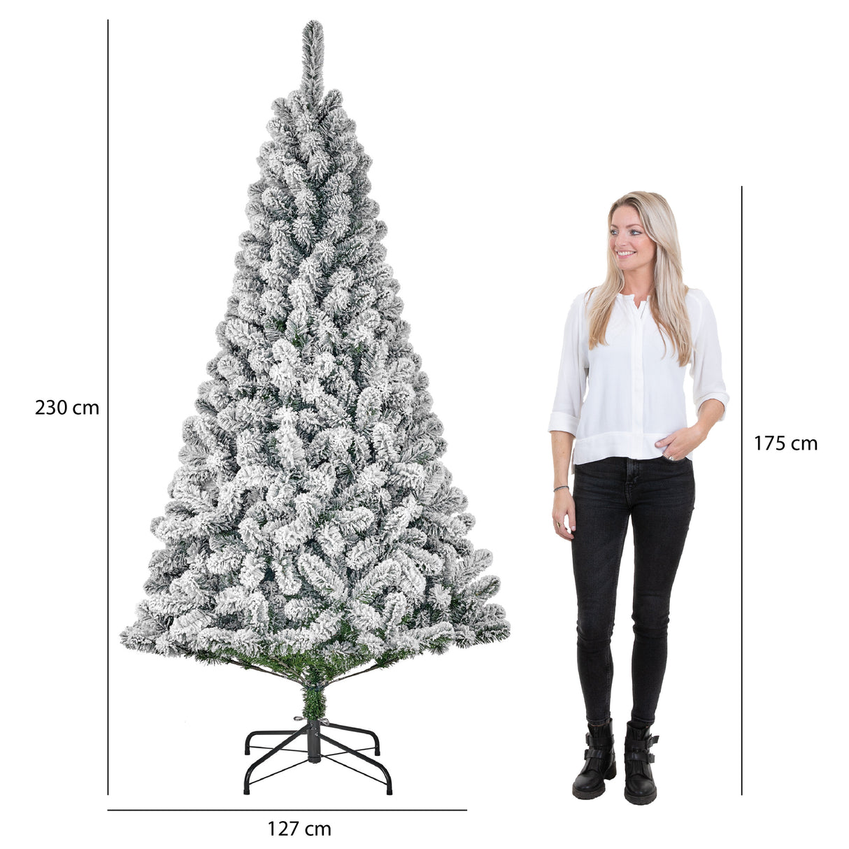 Black Box Trees Millington kunstkerstboom - H230 x Ø127cm - maximondo