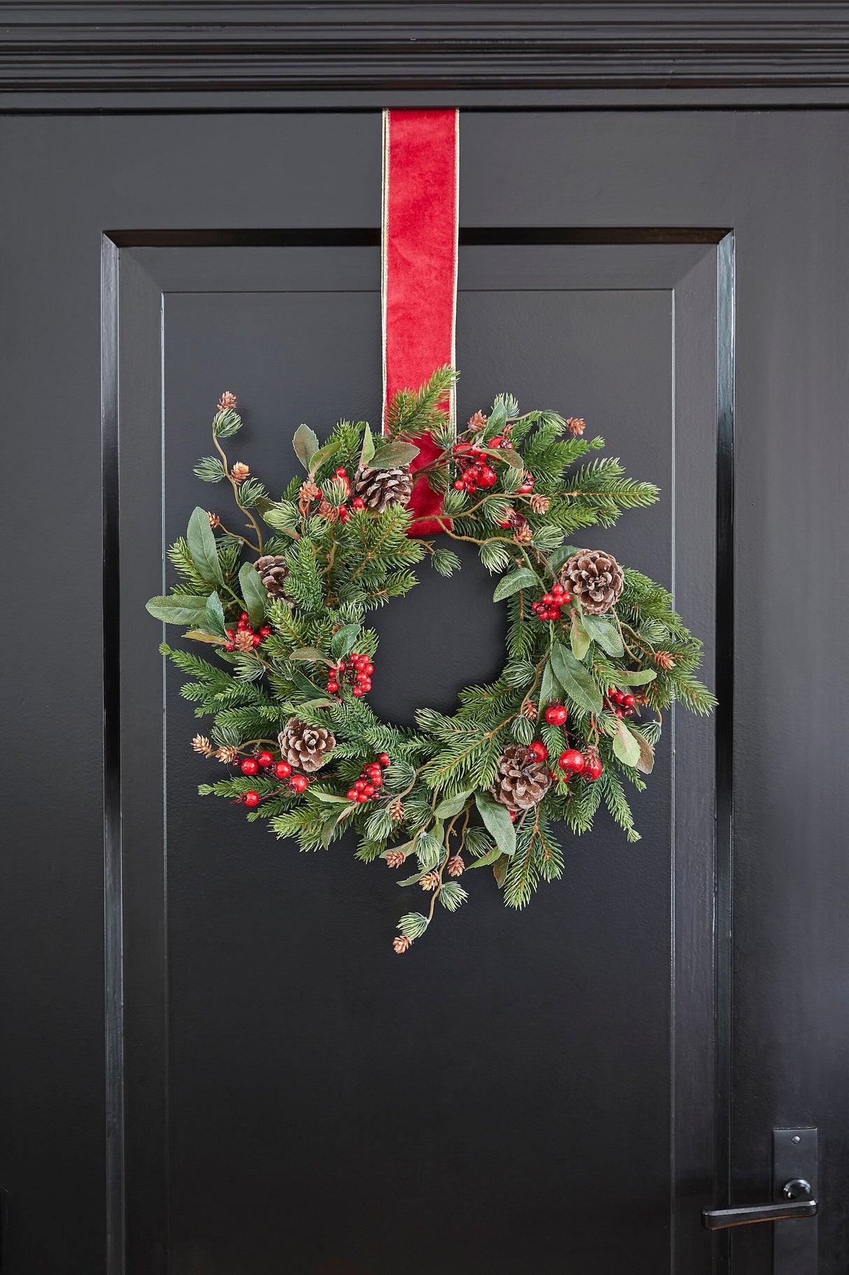 House of Seasons Austin krans groen - h10xd40cm - maximondo