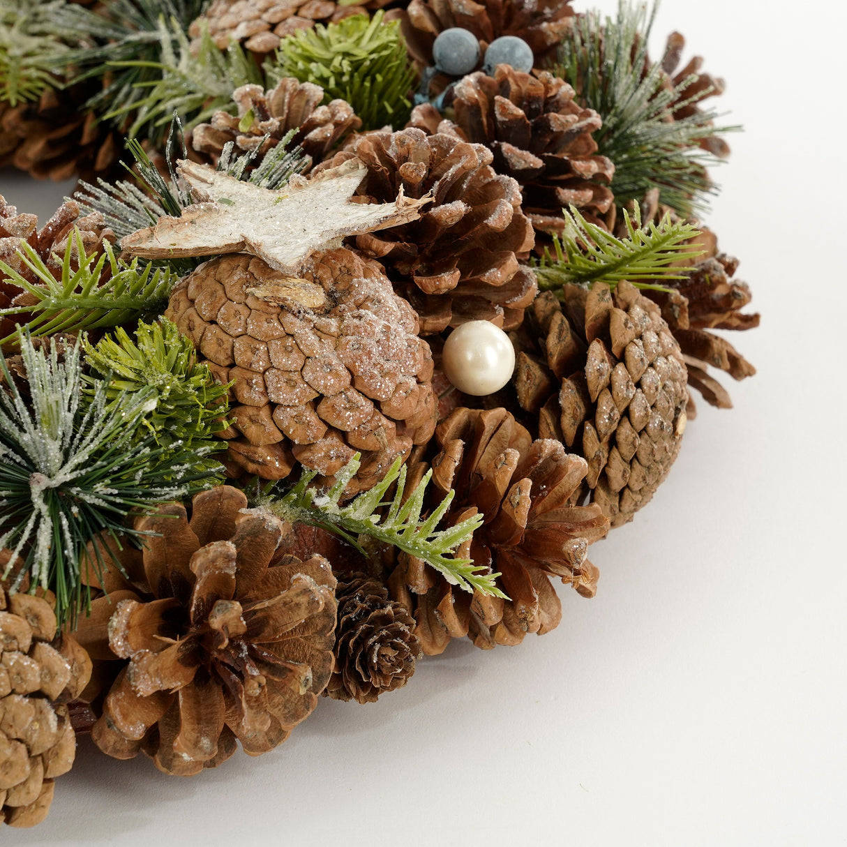 House of Seasons Krans bruin - h10xd50cm