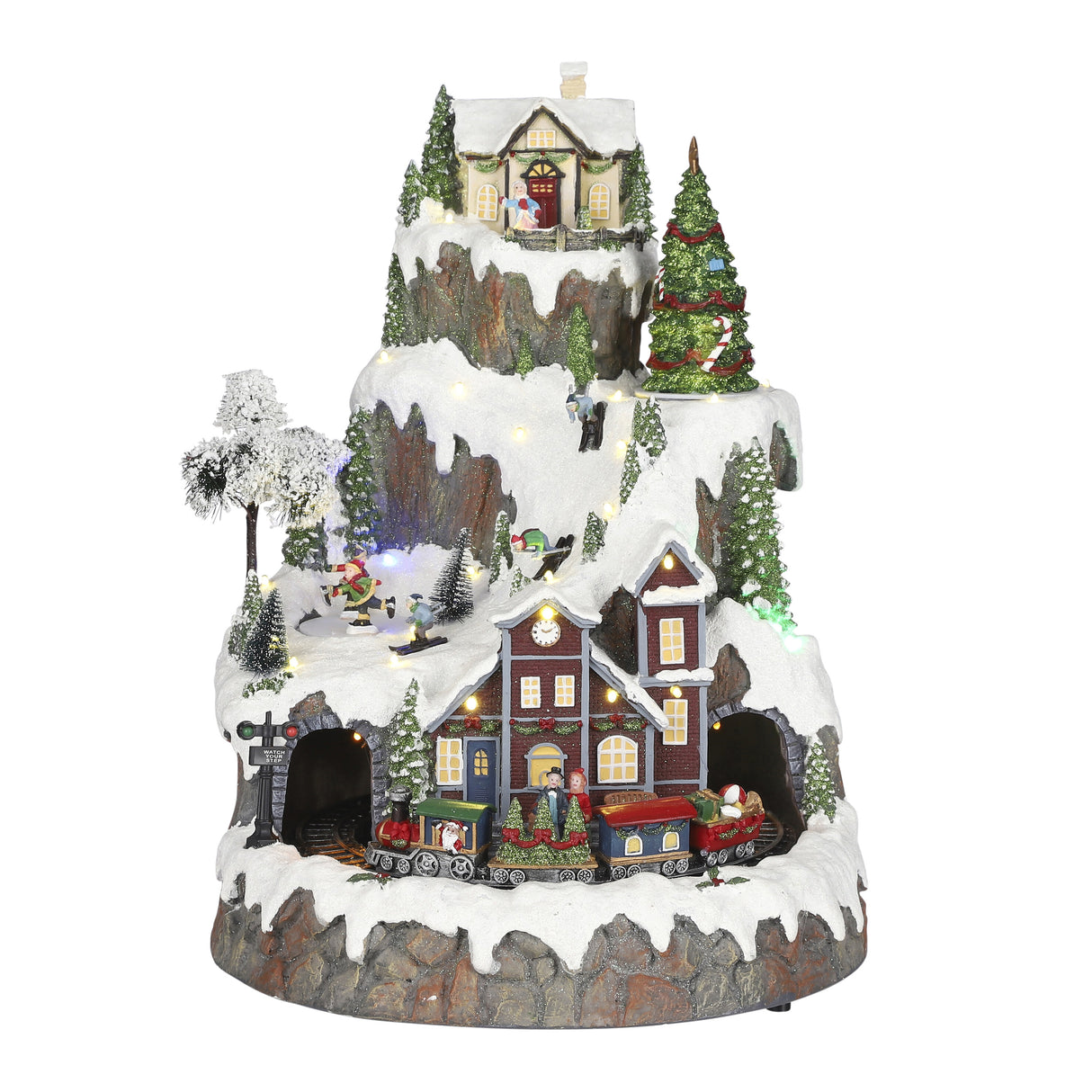 Luville Collectables Mountain village adapter included - h43xd31cm - maximondo