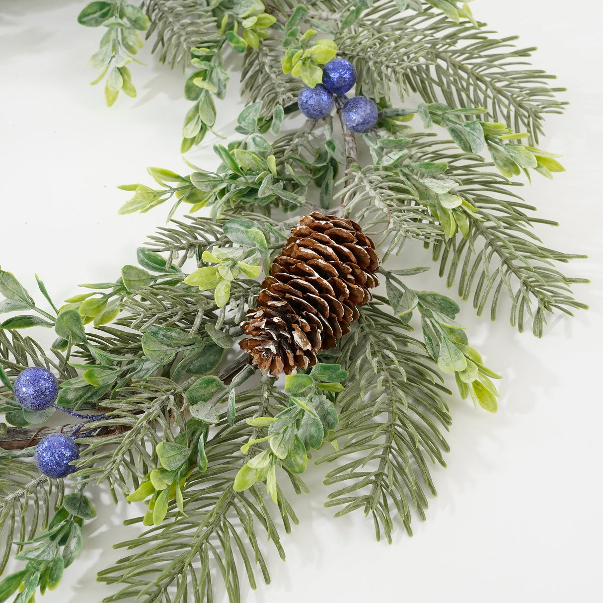 House of Seasons Krans groen TIPS 84 - h7xd42cm - maximondo