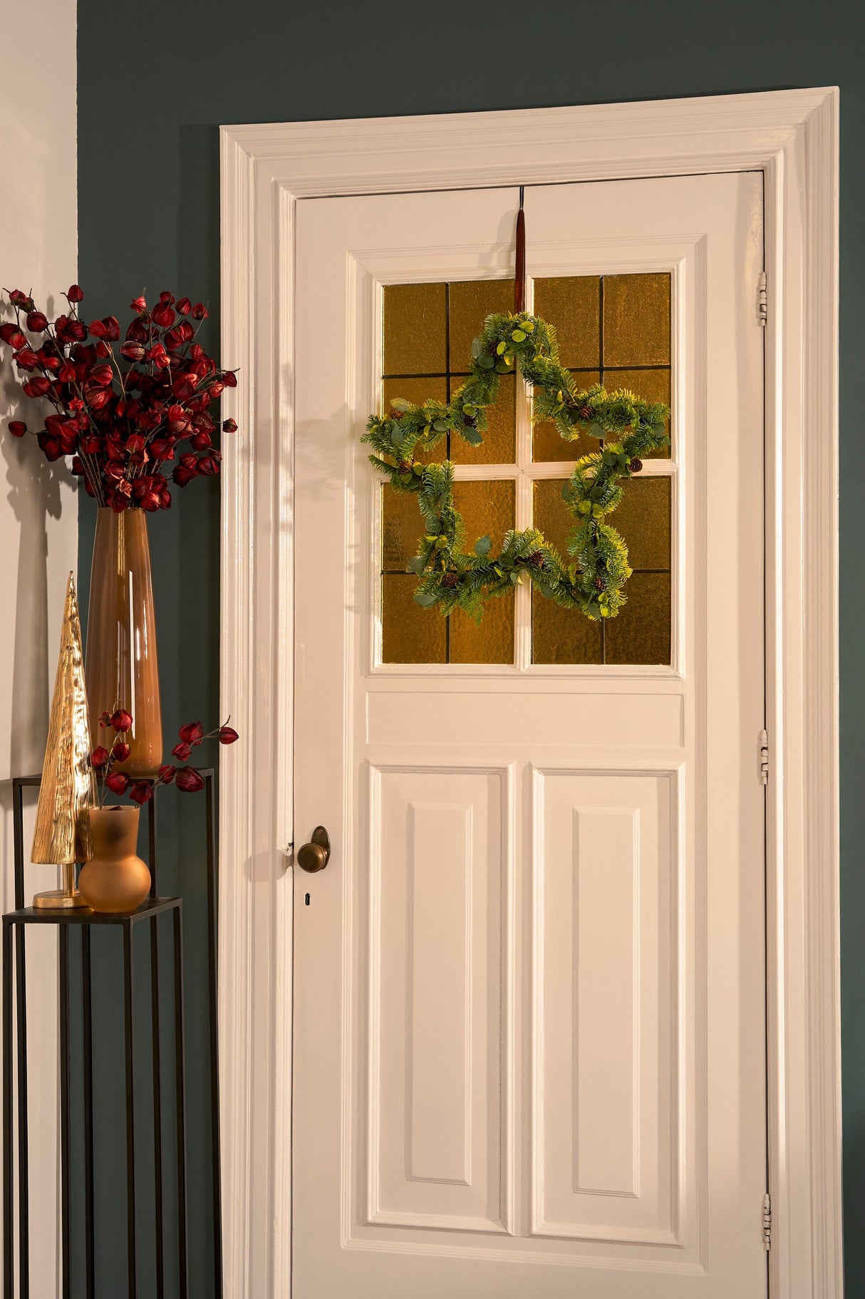 House of Seasons Ster groen - h6xd60cm - maximondo