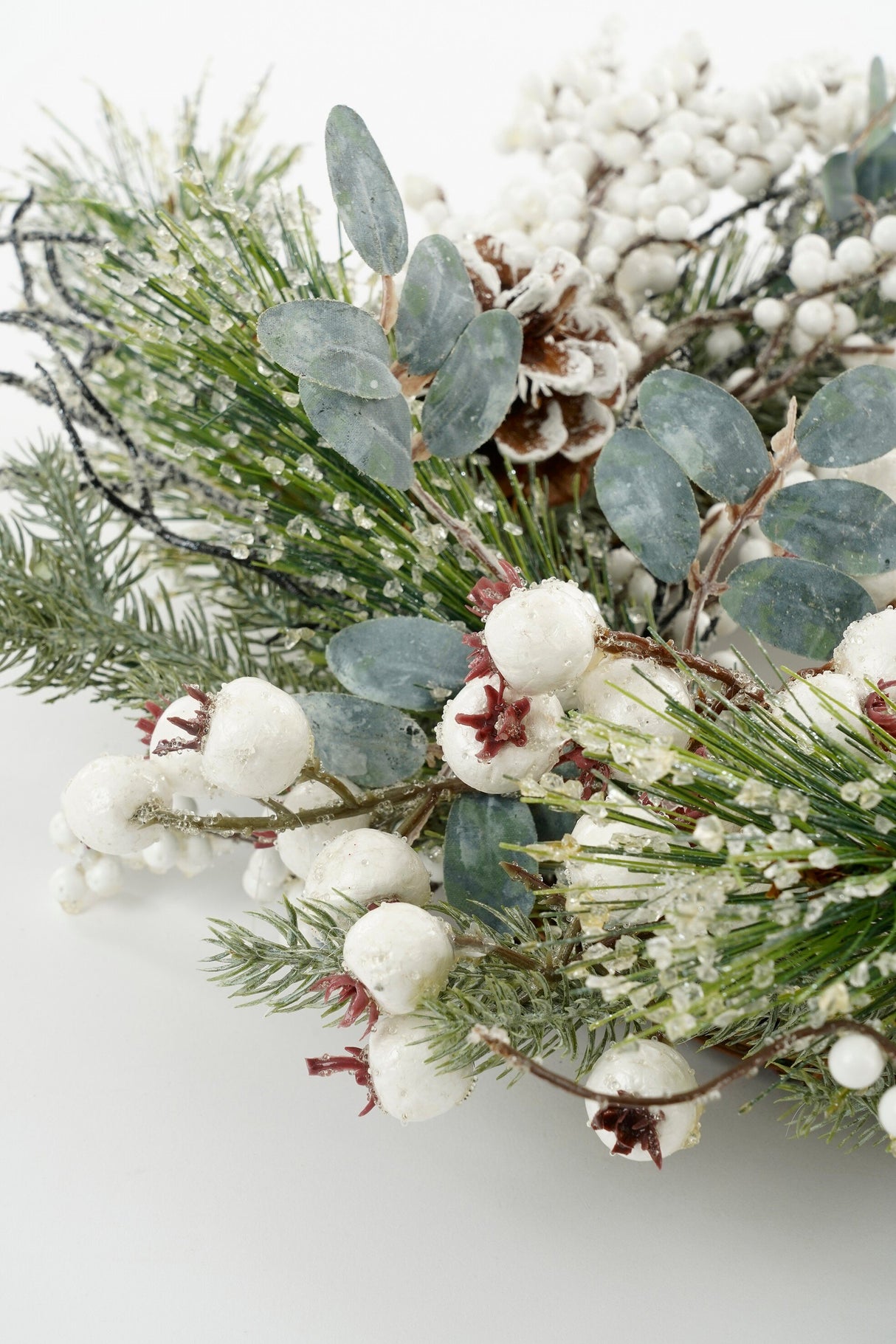 House of Seasons Hardy krans groen - h10xd40cm - maximondo