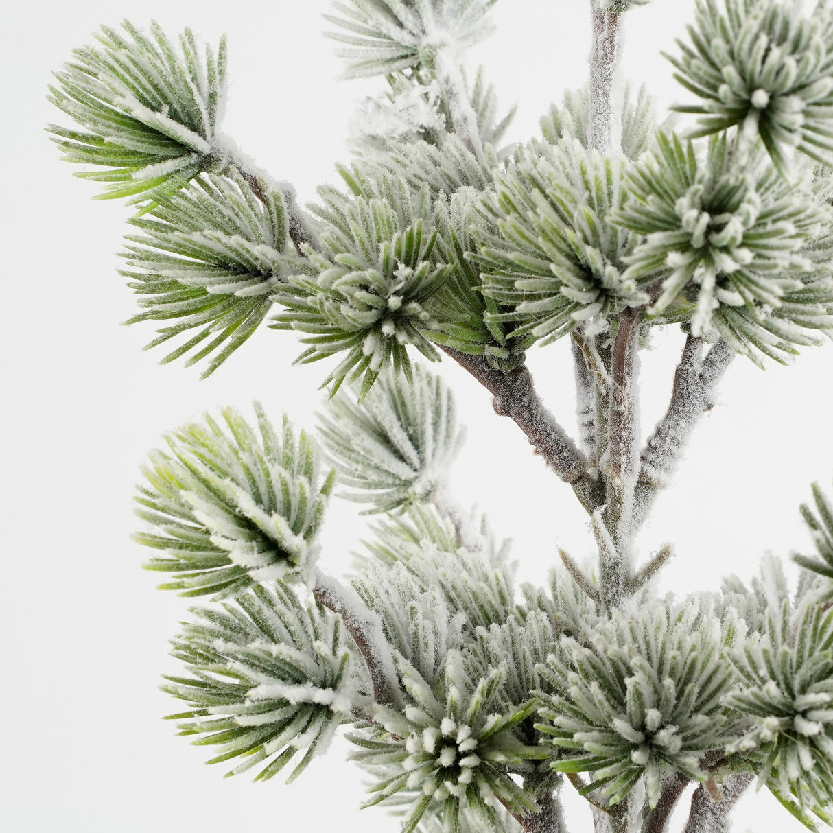 House of Seasons Kerstboom met burlap groen frosted TIPS 141 - h55xd25cm - maximondo