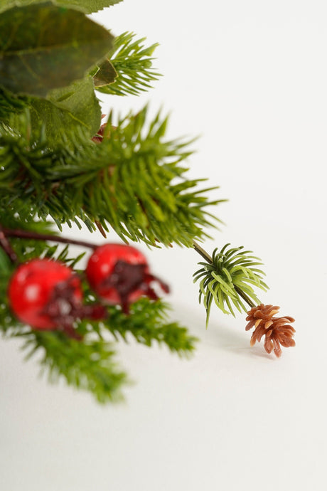 House of Seasons Austin krans groen - h10xd40cm - maximondo