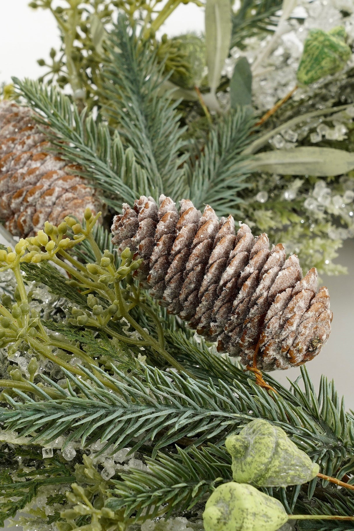 House of Seasons Alva krans groen - h10xd40cm - maximondo