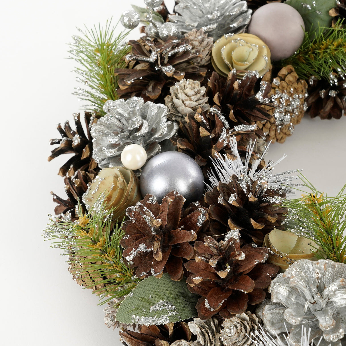 House of Seasons Krans perzik - h10xd50cm - maximondo