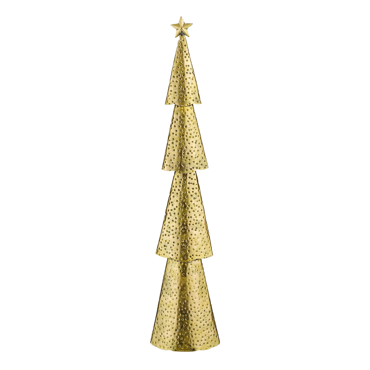 House of Seasons Kerstboom goud - l14,5xb8xh68cm - maximondo