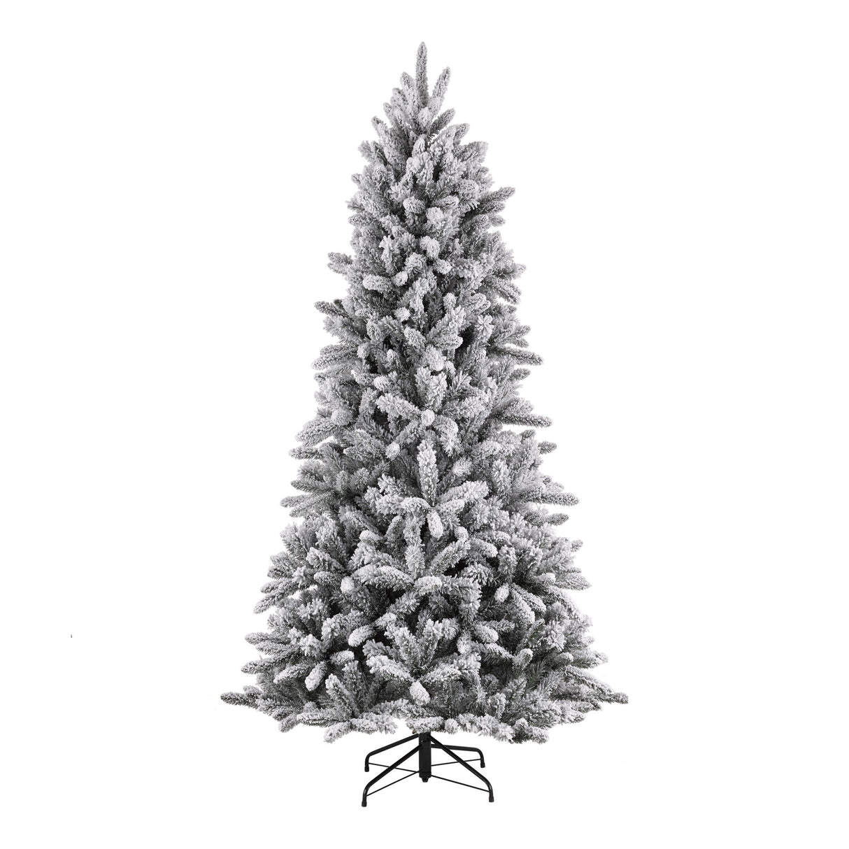 Black Box Trees Snowdon kerstboom groen frosted TIPS 799 - h185xd117cm - maximondo