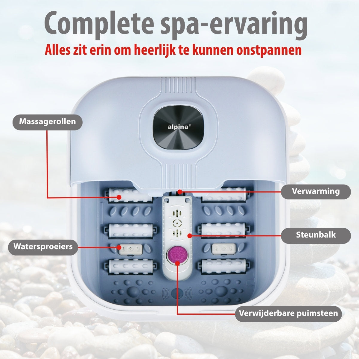 alpina Voetmassageapparaat 8L - maximondo