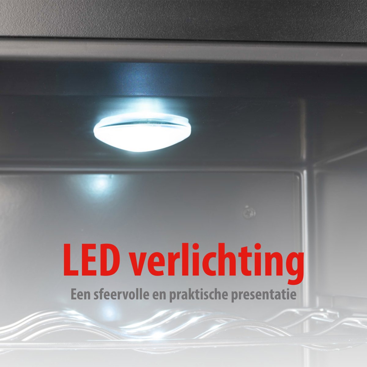 alpina Wijnkoelkast – Wijnklimaatkast voor 18 Flessen - maximondo