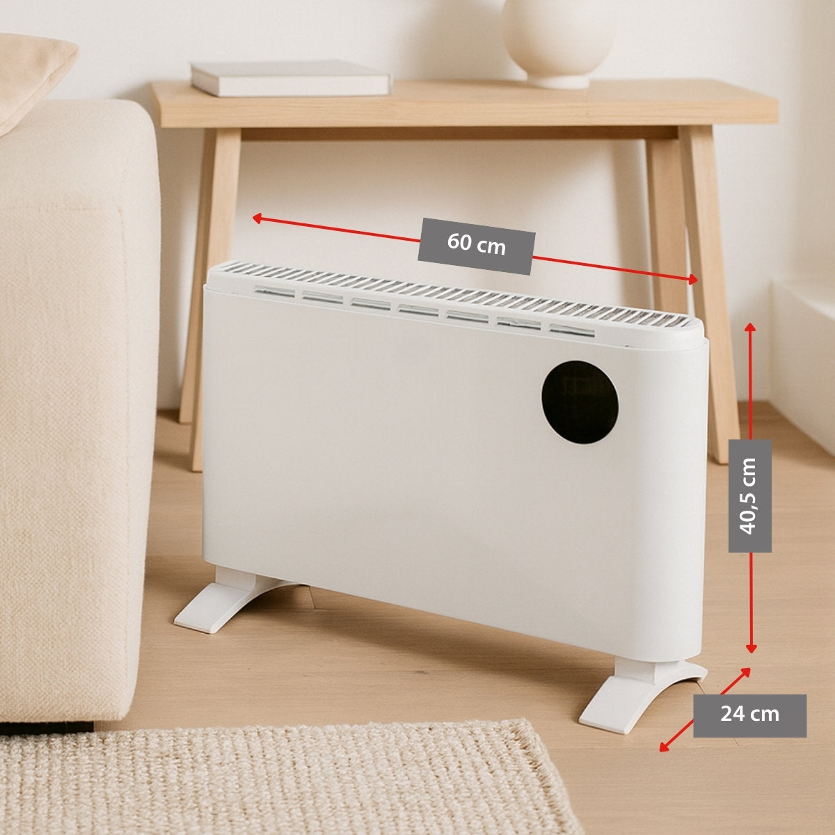 alpina Elektrische Kachel 2000W Wit - maximondo