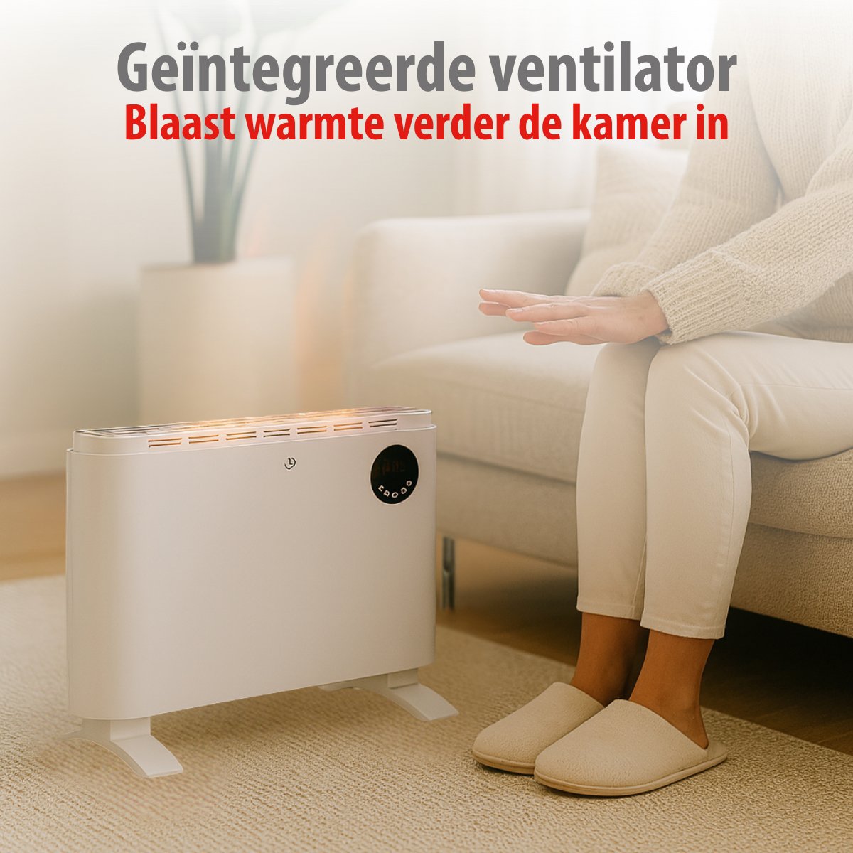 alpina Elektrische Kachel 2000W Wit - maximondo