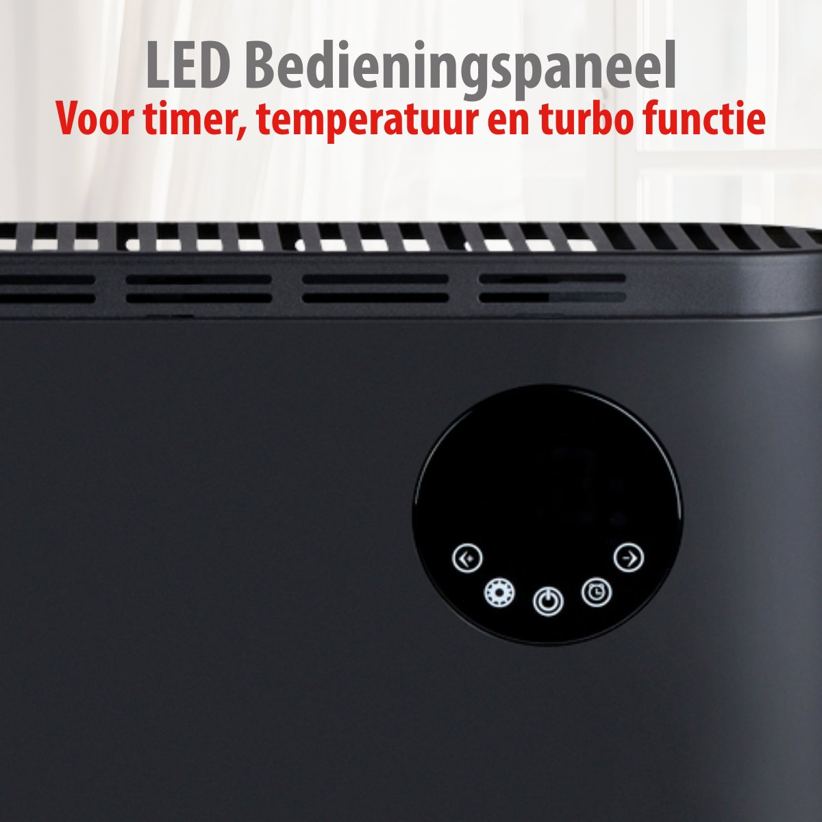 alpina Elektrische Kachel 2000W Zwart - maximondo