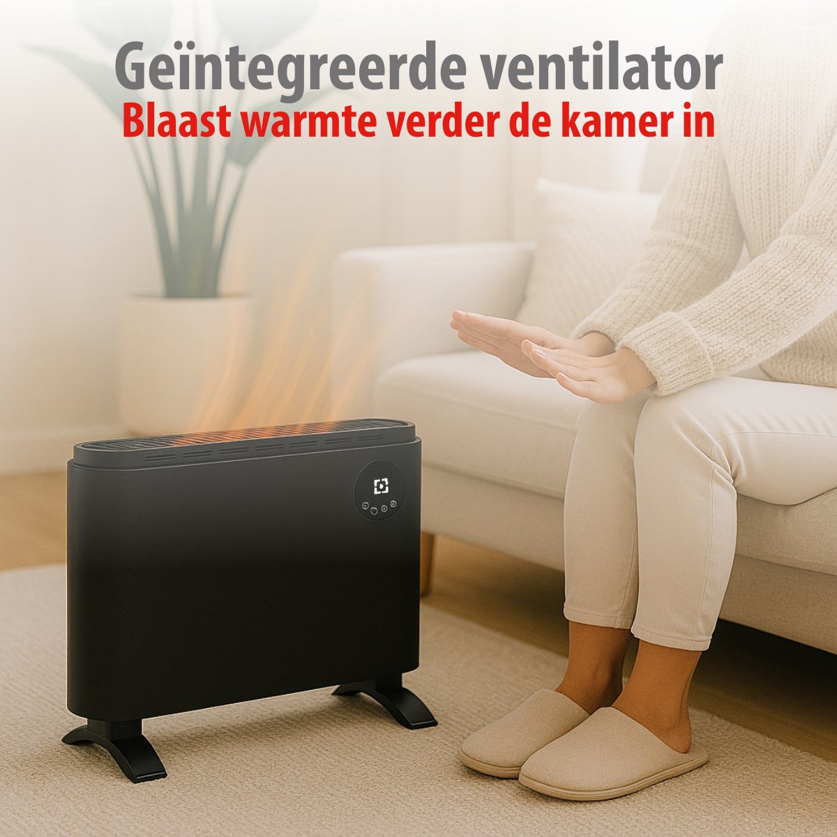 alpina Elektrische Kachel 2000W Zwart - maximondo