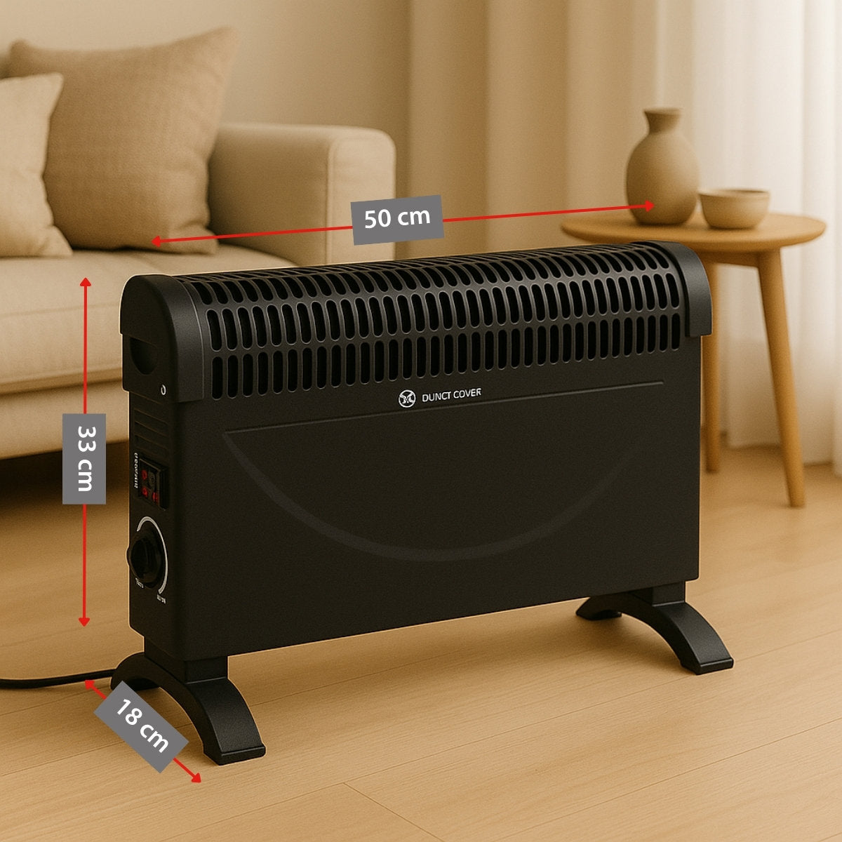 alpina Elektrische Convector Kachel 1500W - maximondo