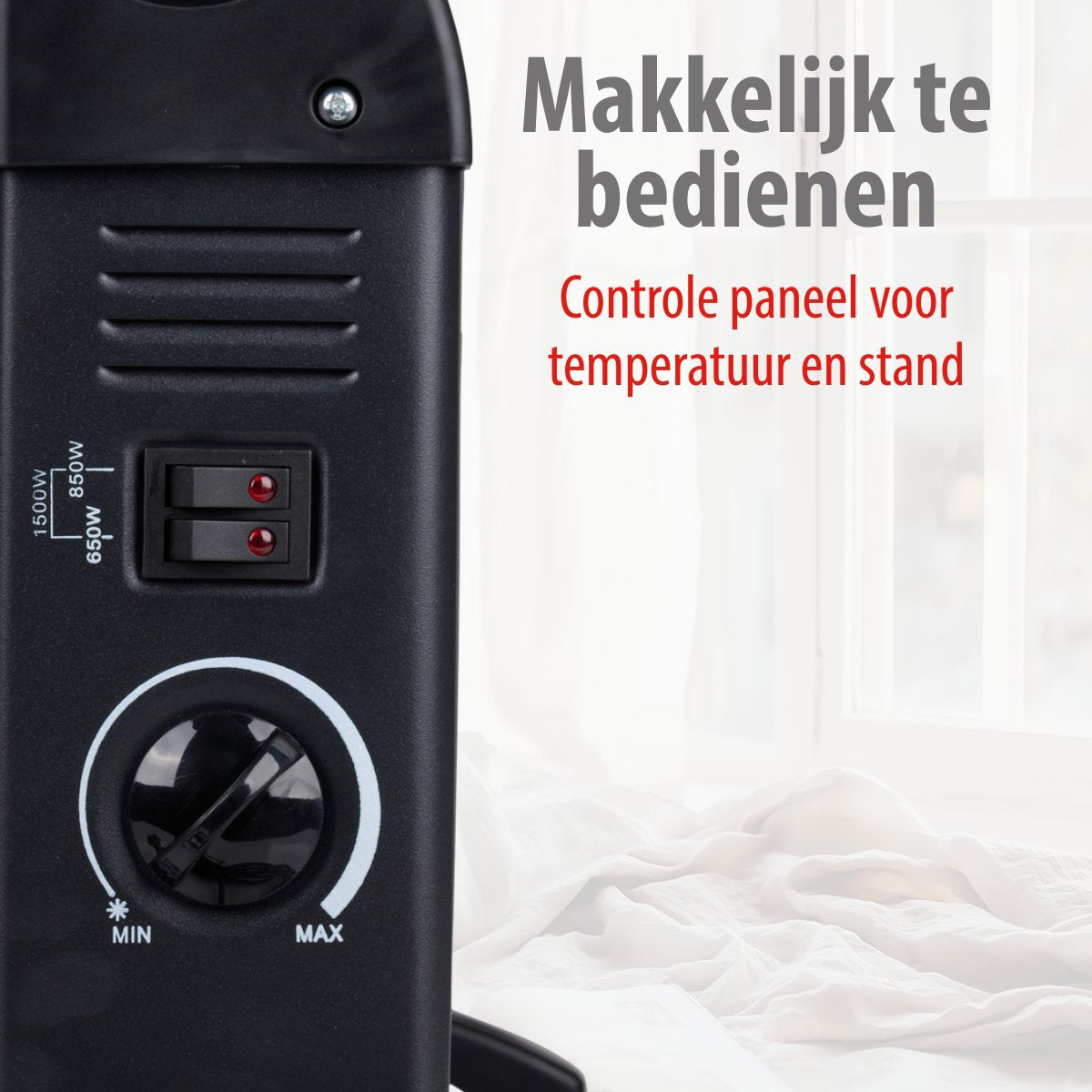 alpina Elektrische Convector Kachel 1500W - maximondo