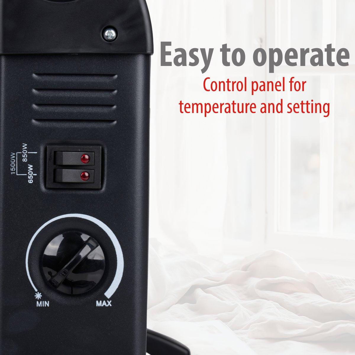 alpina Elektrische Convector Kachel 1500W - maximondo