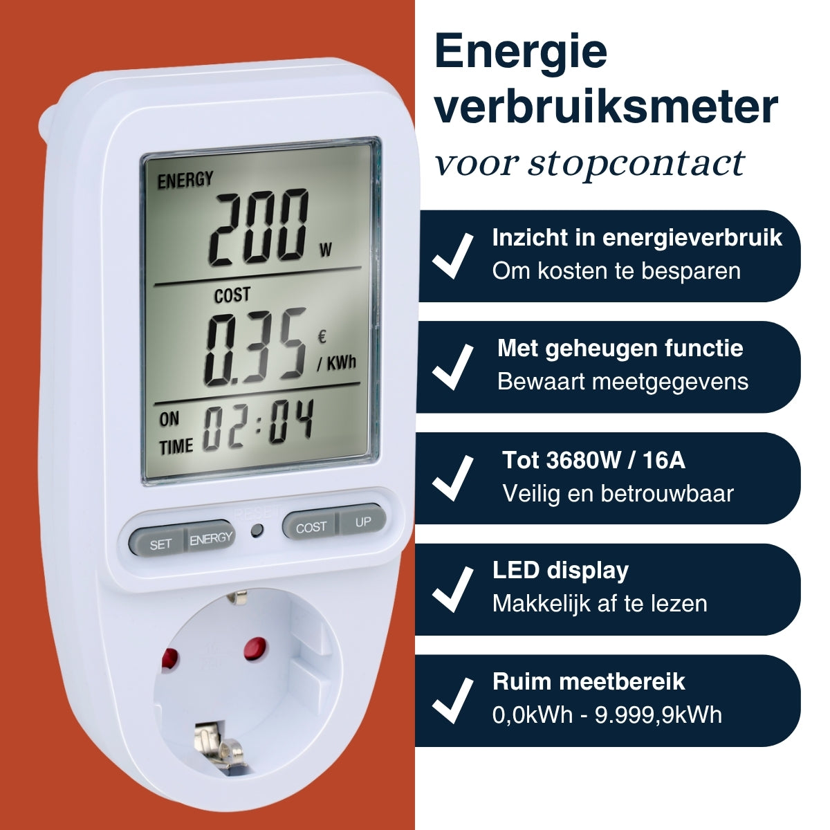 Grundig Energie Vebruiksmeter - maximondo