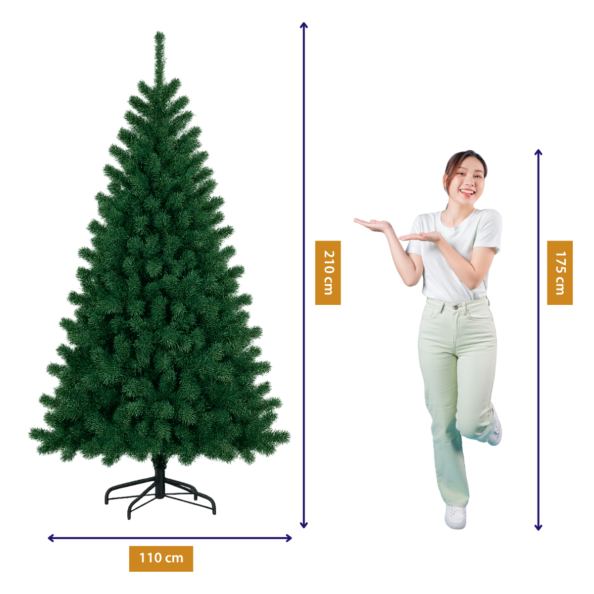 Arti Casa Kunstkerstboom 210 cm - maximondo