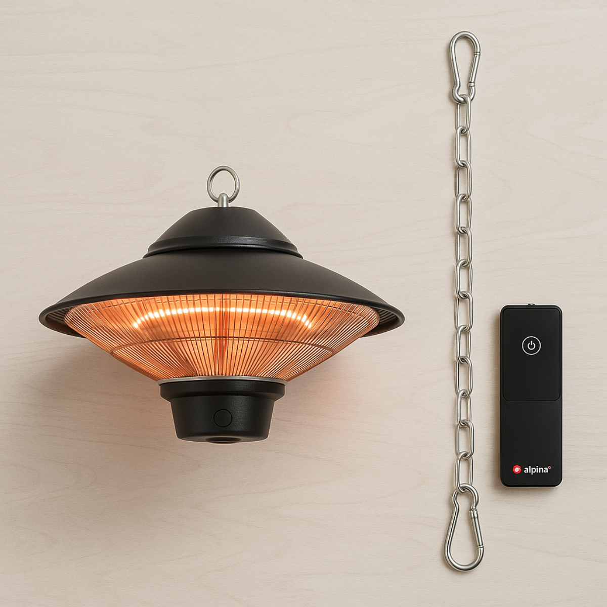 alpina Infrarood Terrasverwarmer 1500W - maximondo