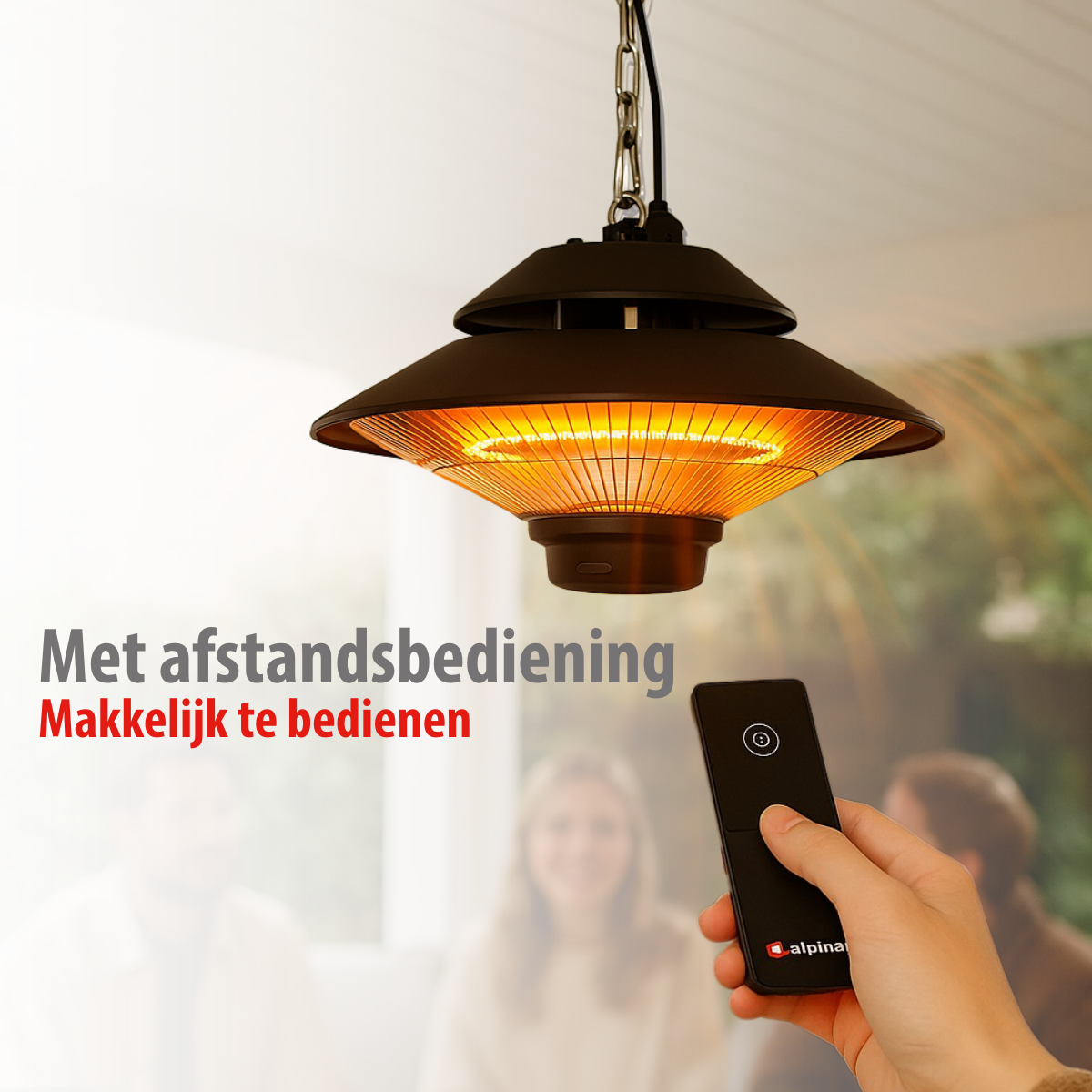 alpina Infrarood Terrasverwarmer 1500W - maximondo