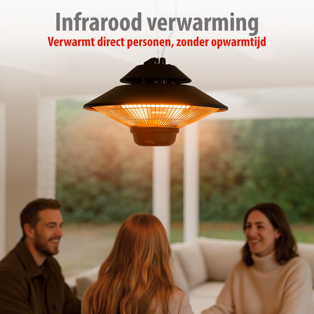 alpina Infrarood Terrasverwarmer 1500W - maximondo