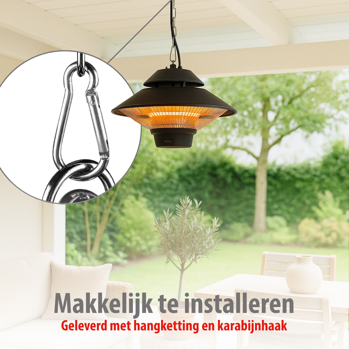 alpina Infrarood Terrasverwarmer 1500W