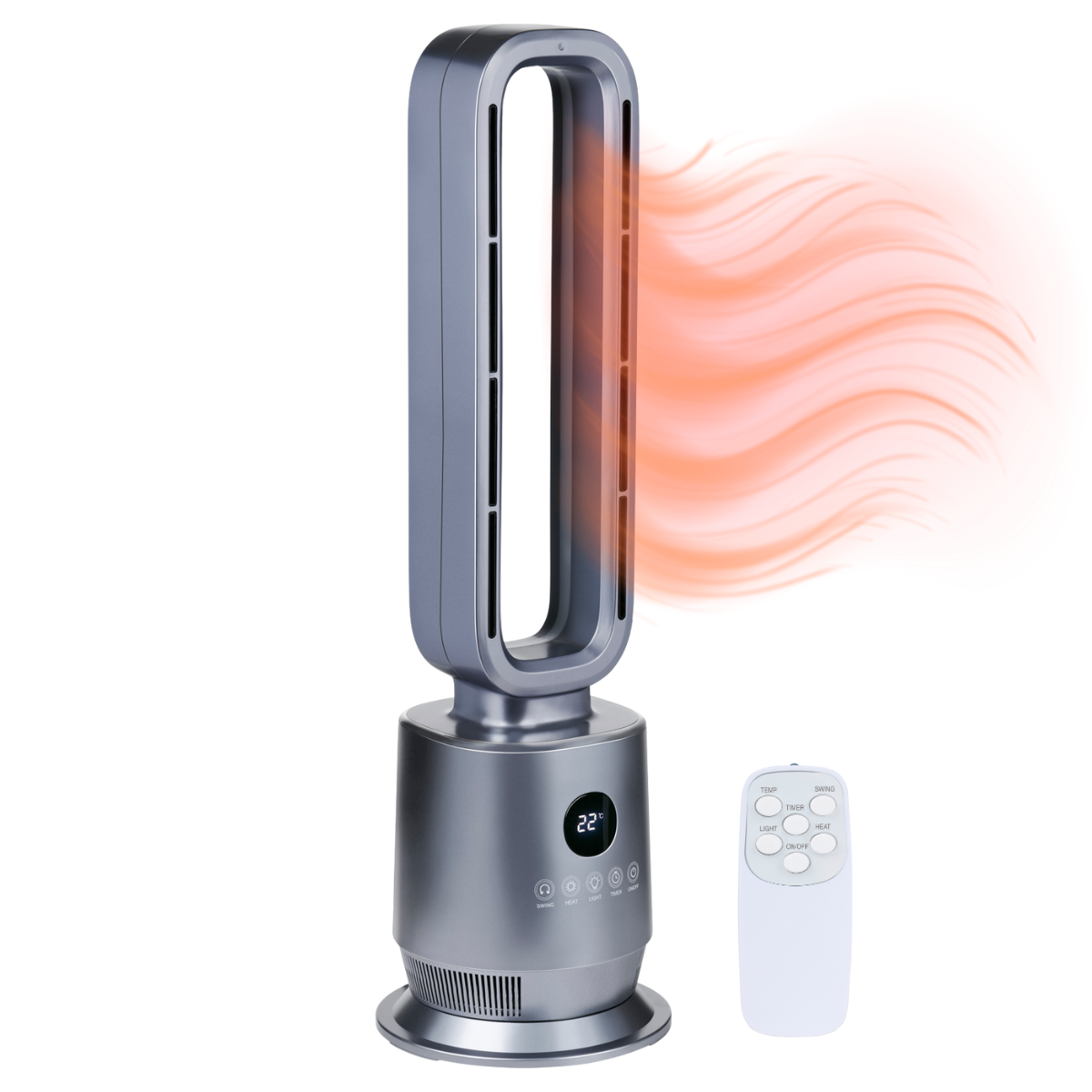 alpina 2-in-1 Bladloze Kachel en Ventilator 2000W