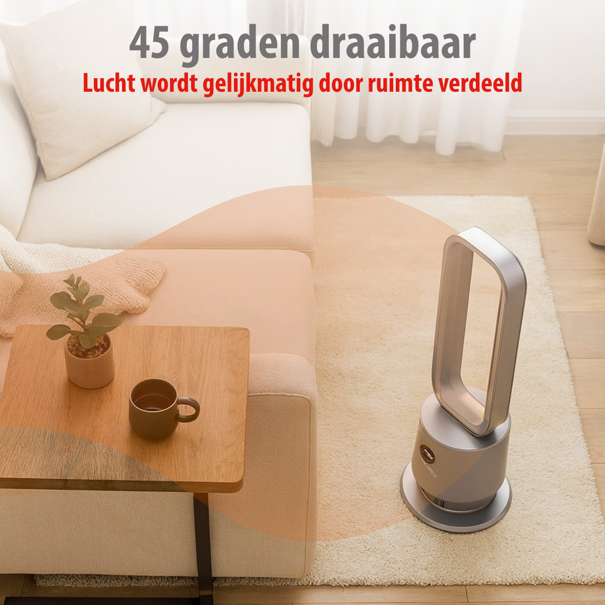 alpina 2-in-1 Bladloze Kachel en Ventilator 2000W - maximondo