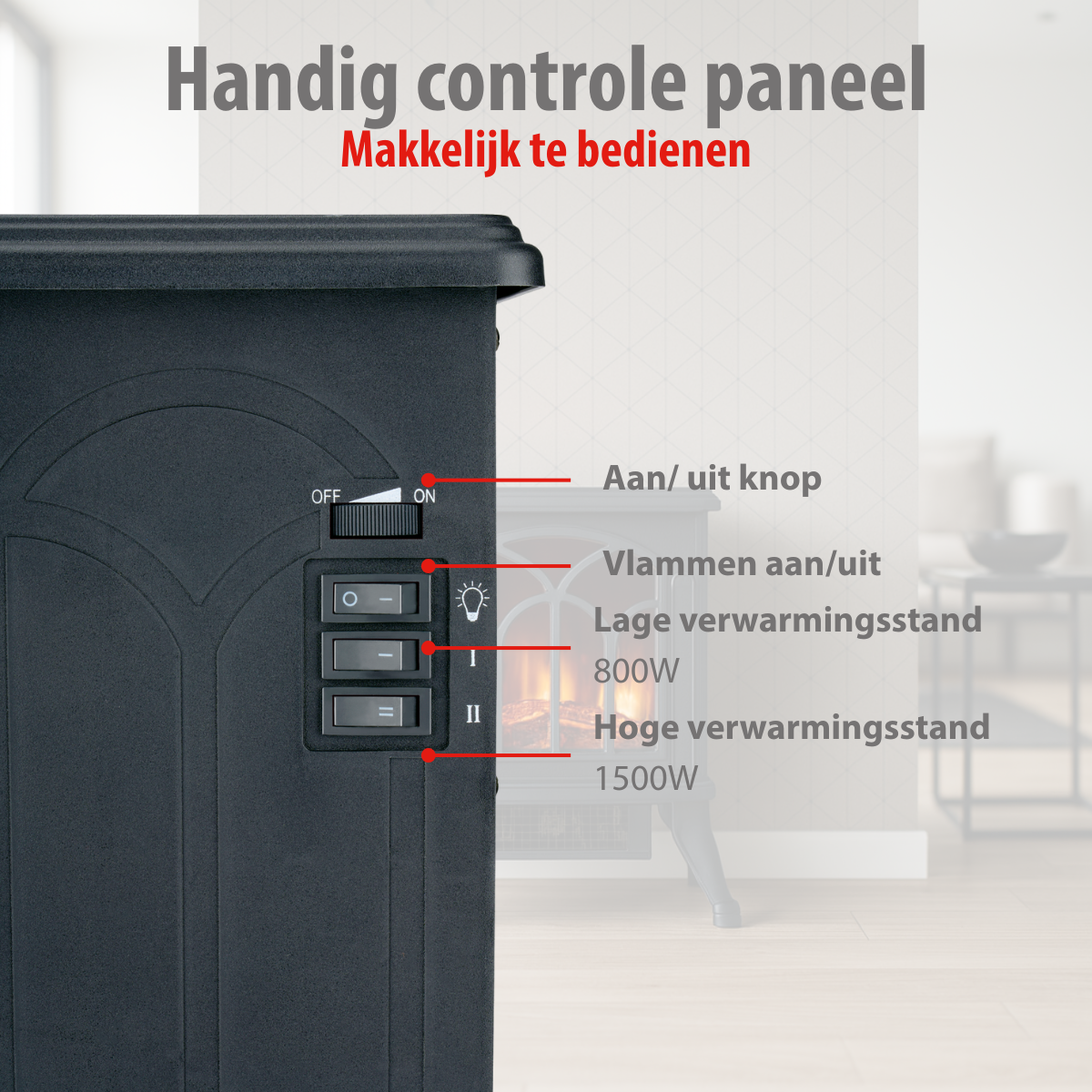 alpina Sfeerhaard Elektrisch - Elektrische Haard Verwarmd - maximondo