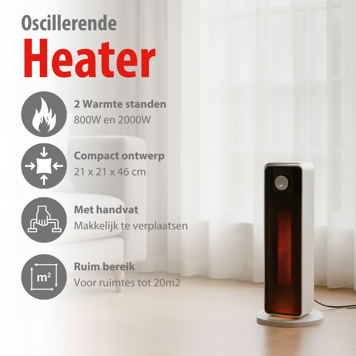 alpina Verwarming 2000W - maximondo