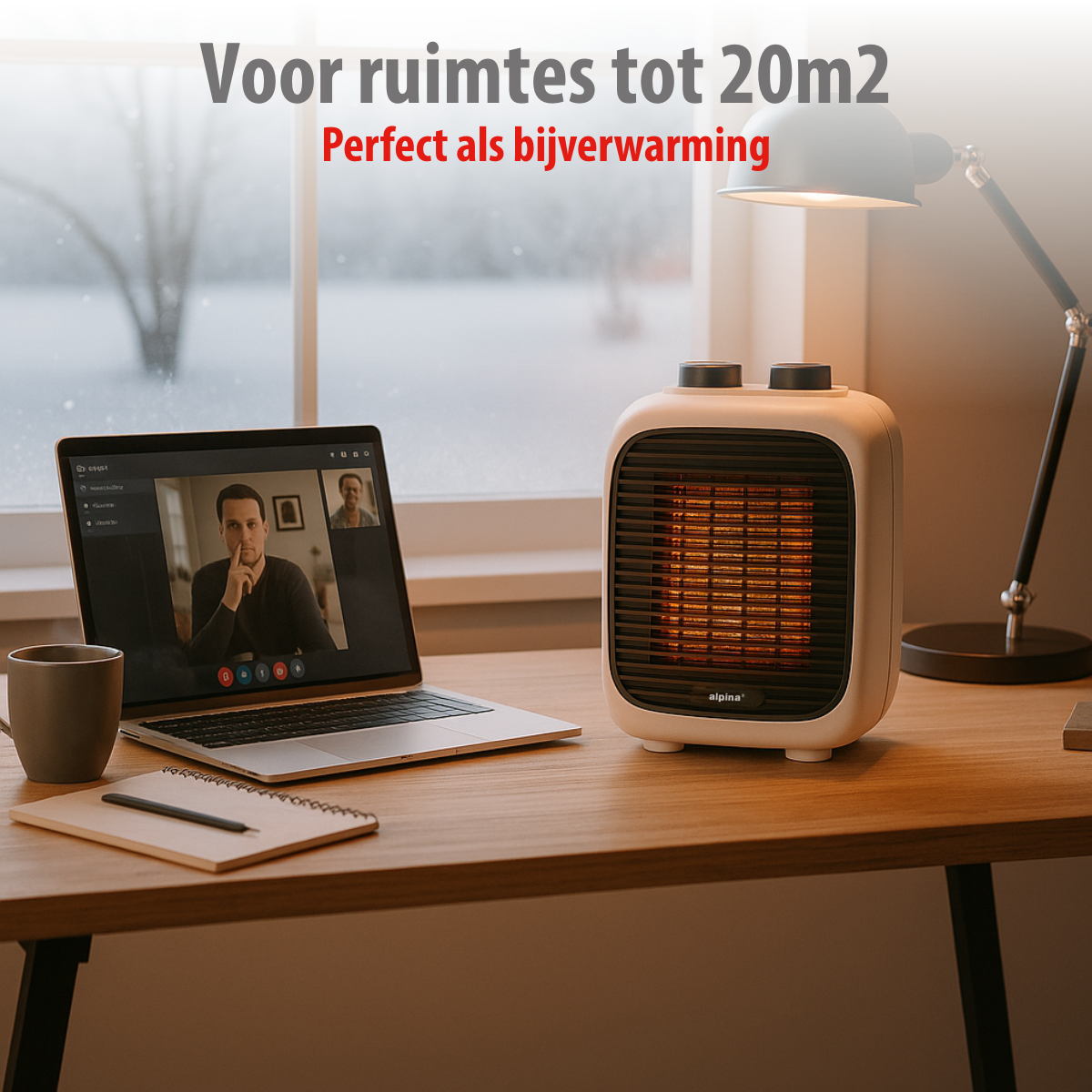 alpina Elektrische Ventilatorkachel - maximondo