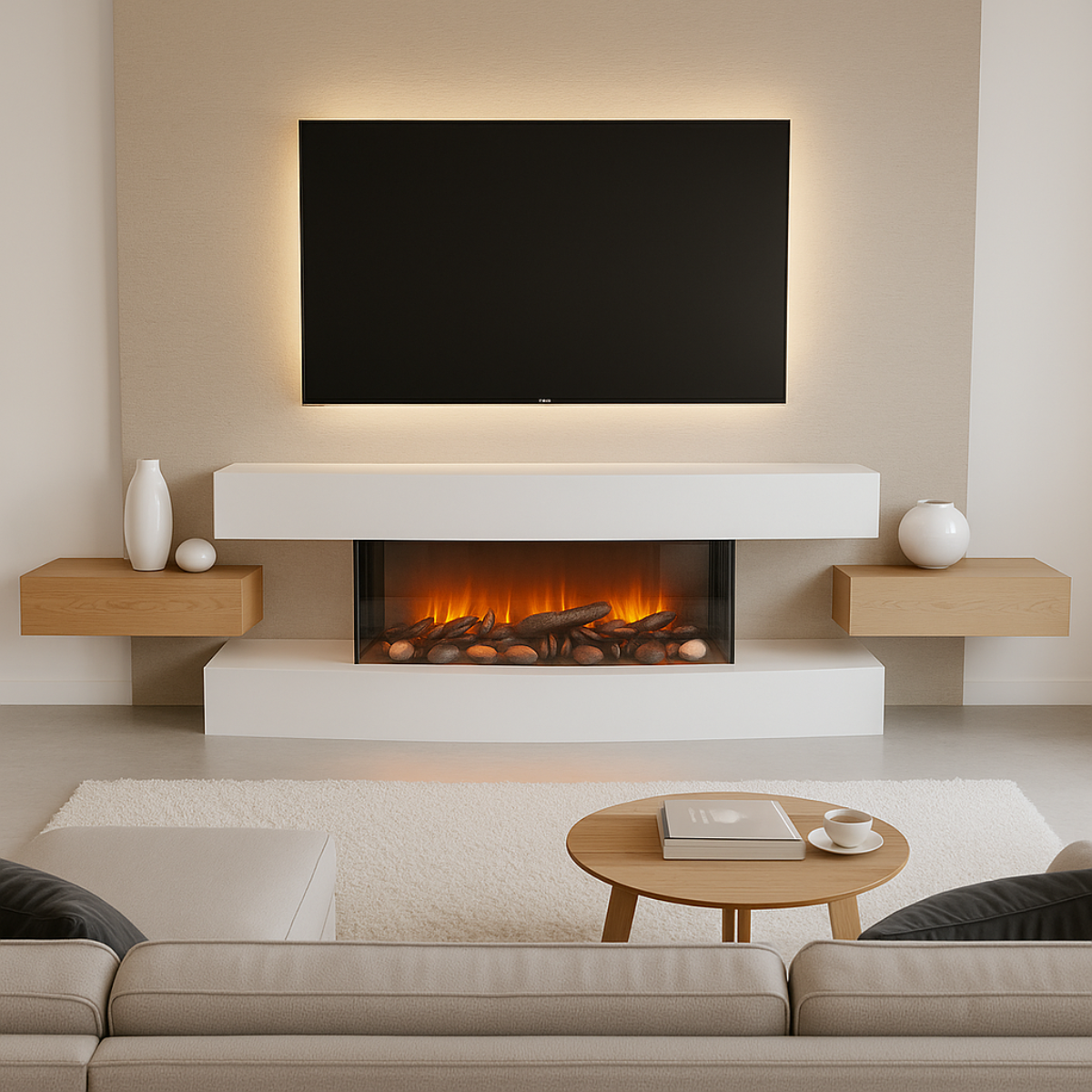 Classic Fire Sfeerhaard Elektrisch Montreal 2000W - maximondo