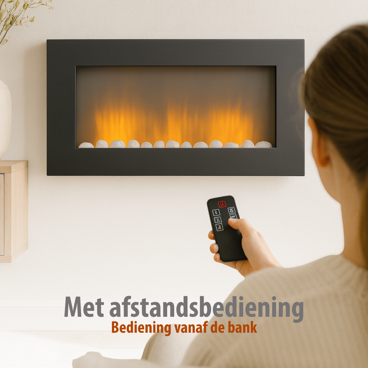 Classic Fire Sfeerhaard Elektrisch Vancouver 105,5 x 48 x 12 cm - maximondo