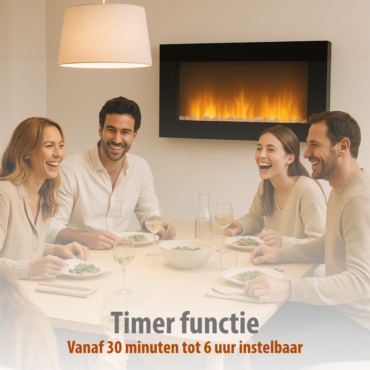 Classic Fire Sfeerhaard Elektrisch Vancouver 105,5 x 48 x 12 cm - maximondo