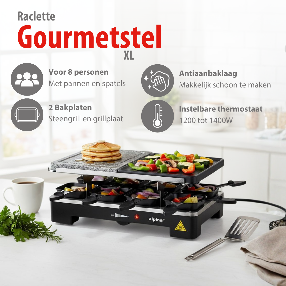 alpina Gourmetstel XL 8 Personen - maximondo