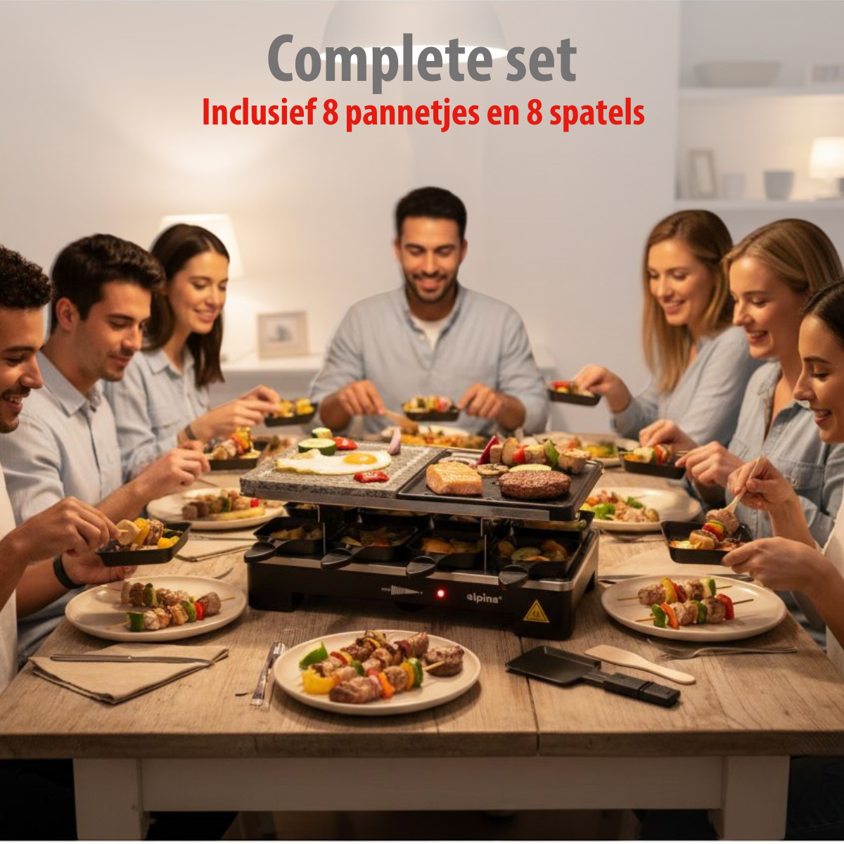 alpina Gourmetstel XL 8 Personen - maximondo