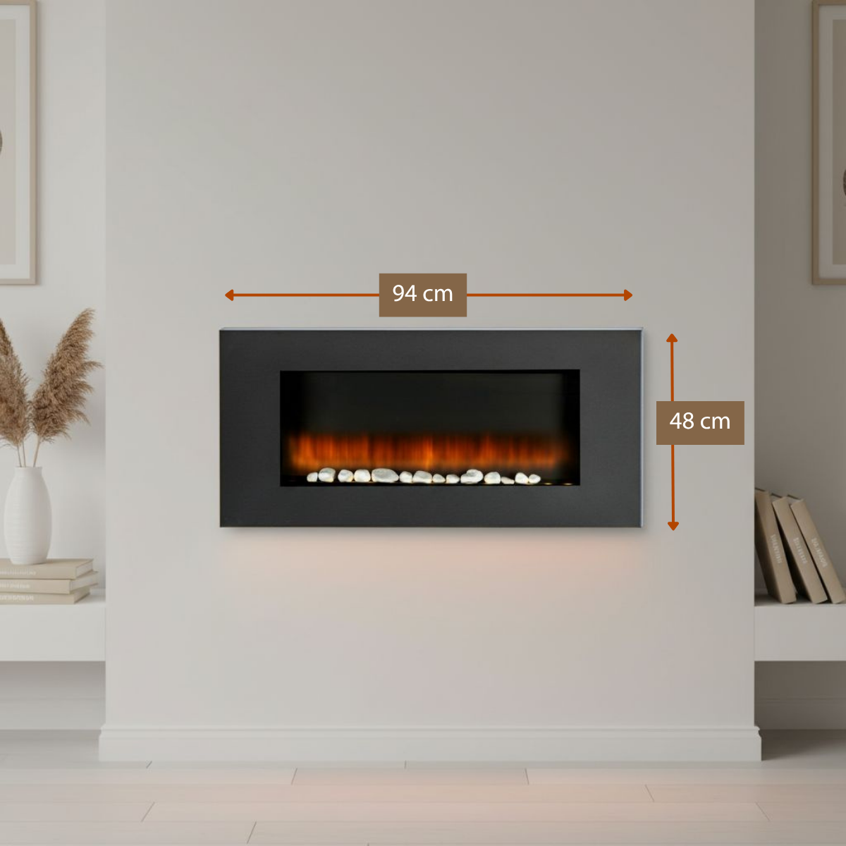 Classic Fire Sfeerhaard Elektrisch Vancouver 94 x 48 x 12 cm - maximondo