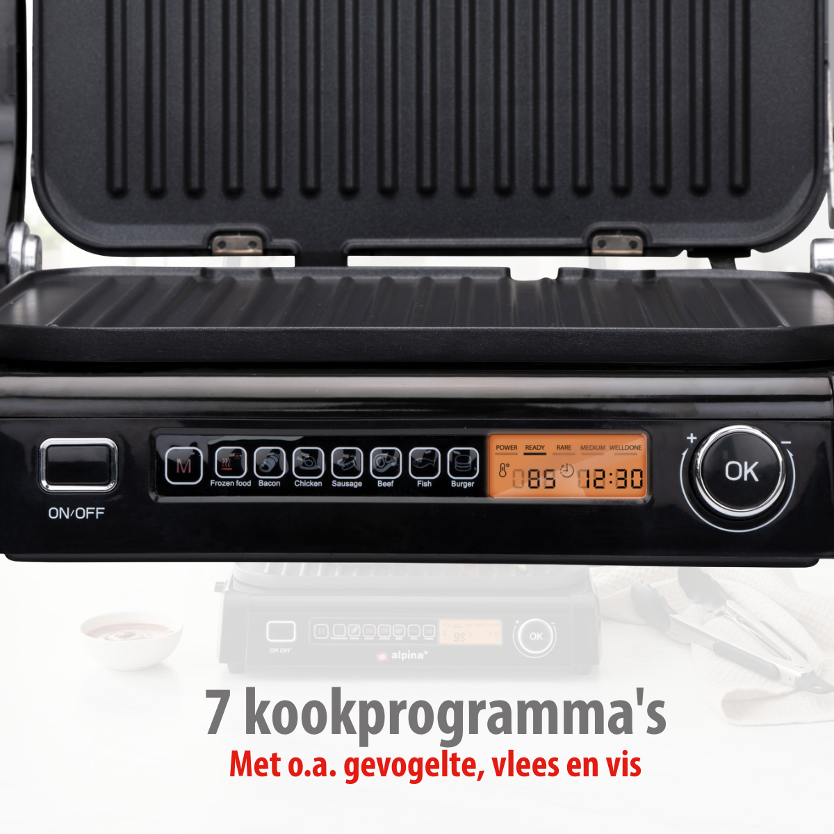 alpina Grill Apparaat, 8 standen - maximondo