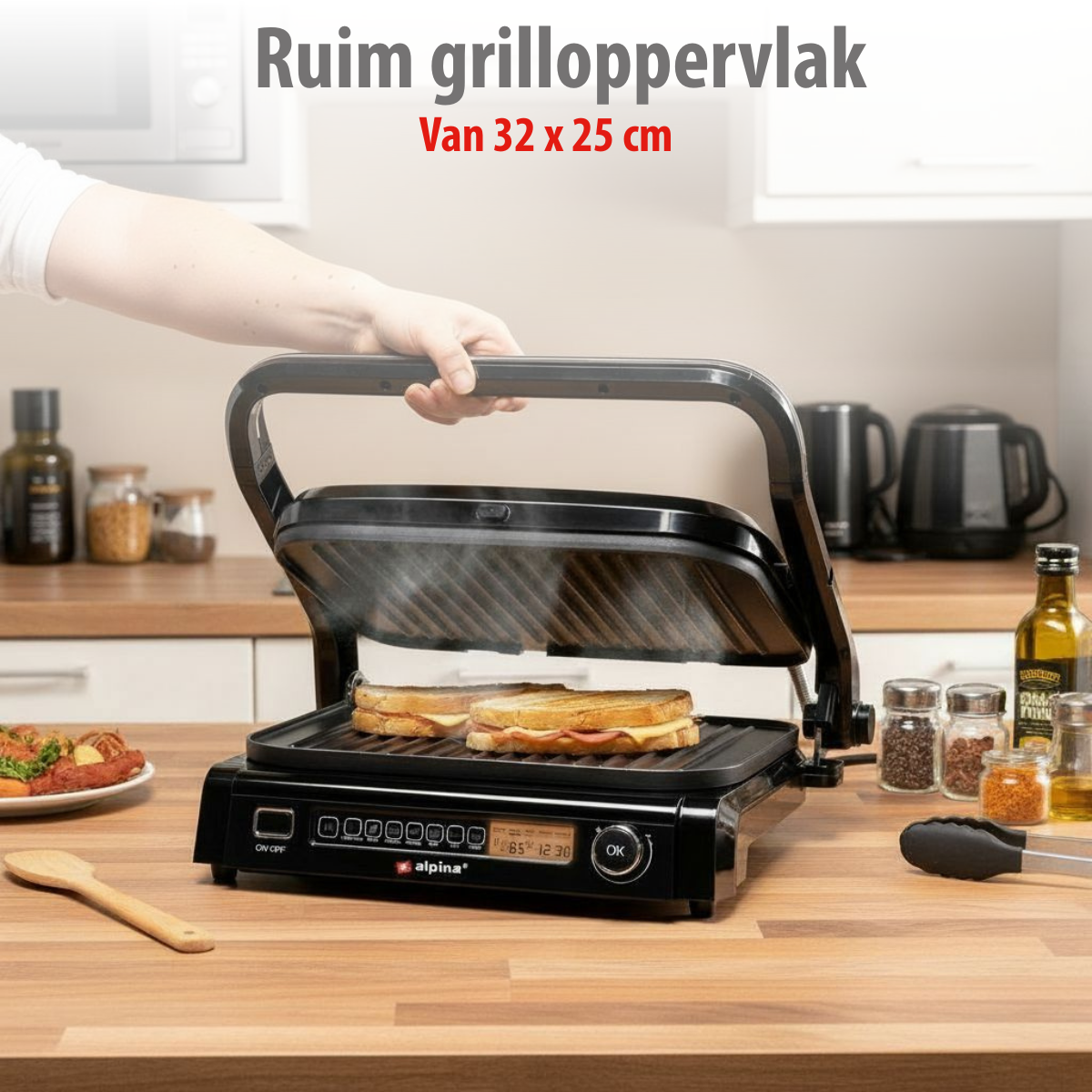 alpina Grill Apparaat, 8 standen - maximondo