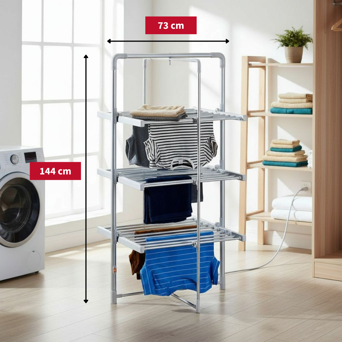 Dirt Devil Elektrisch Droogrek - 21m Droogruimte - maximondo