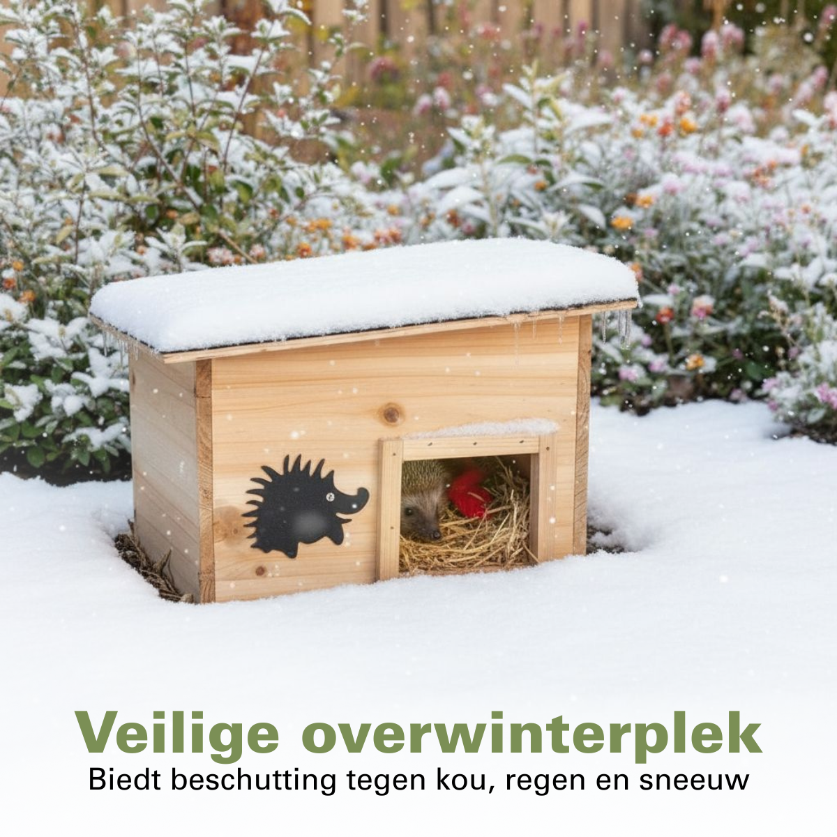 Lifetime Garden Egelhuis - Egelhuisje Waterdicht met Bodem - maximondo