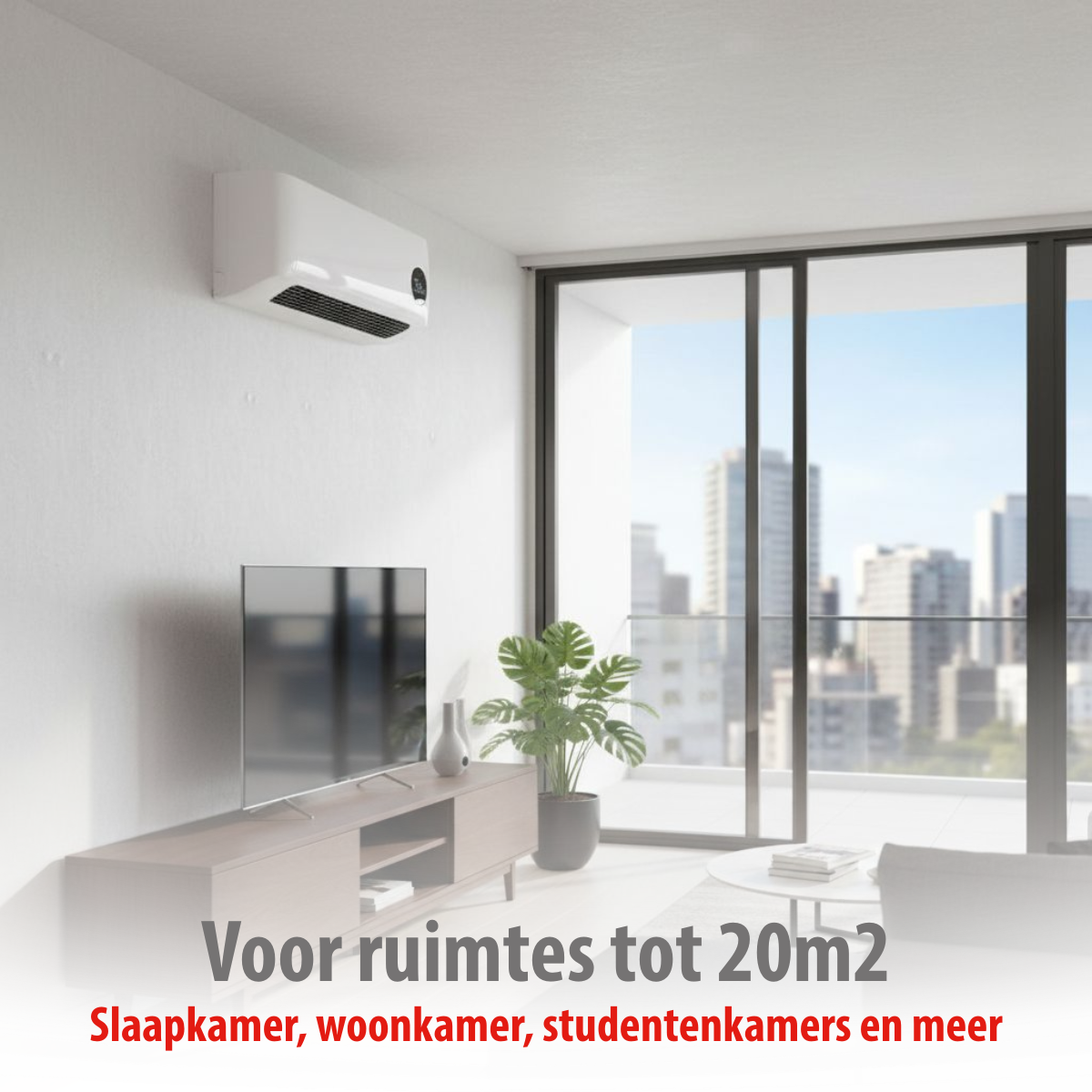 alpina wandverwarming en ventilator PTC keramisch 2000W - maximondo